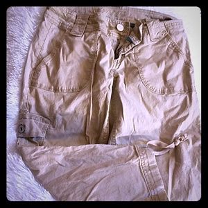 Khaki capris